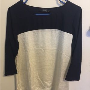 The limited blue and white blouse